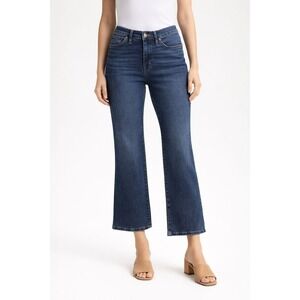 Madewell Mid Rise Kick Out Blue Jeans Womens Size 30 Crop Stretch Casual